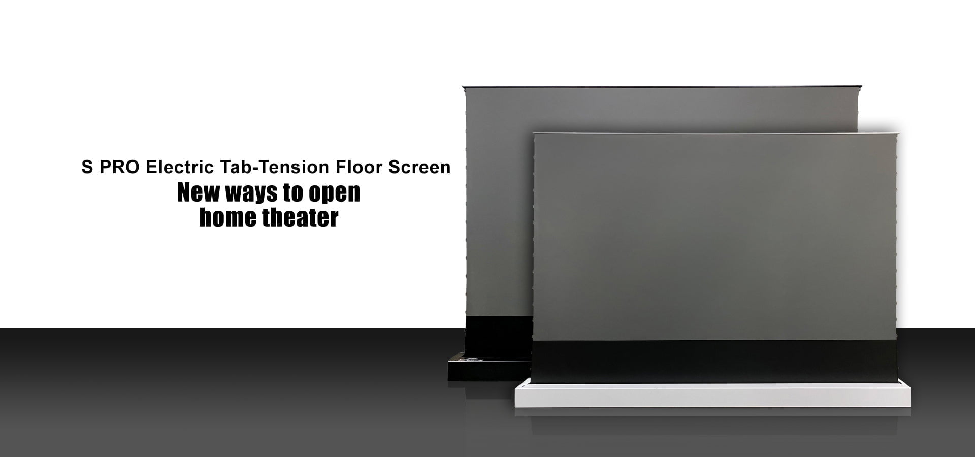 VIVIDSTORM S PRO Motorized Tension Floor Rising UST ALR Projector Screen