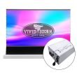 VIVIDSTORM S PRO P Motorised Rollable CLR UST Laser Projector Screen with Acoustic Transparency