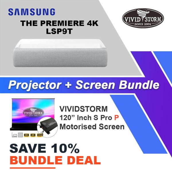 Samsung LSP9T VIVIDSTORM S Pro P Screen Bundle