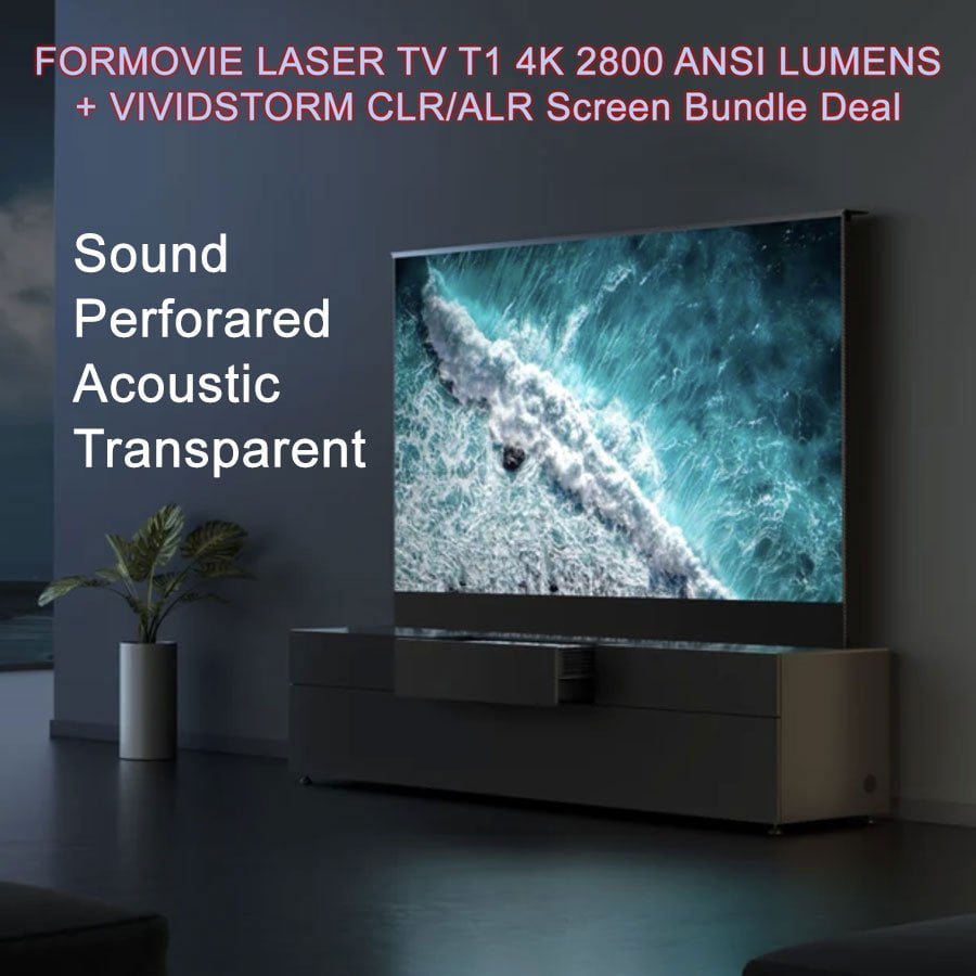 Formovie Laser TV T1 4K Home Theatre Projector 2800 ANSI Lumens ...