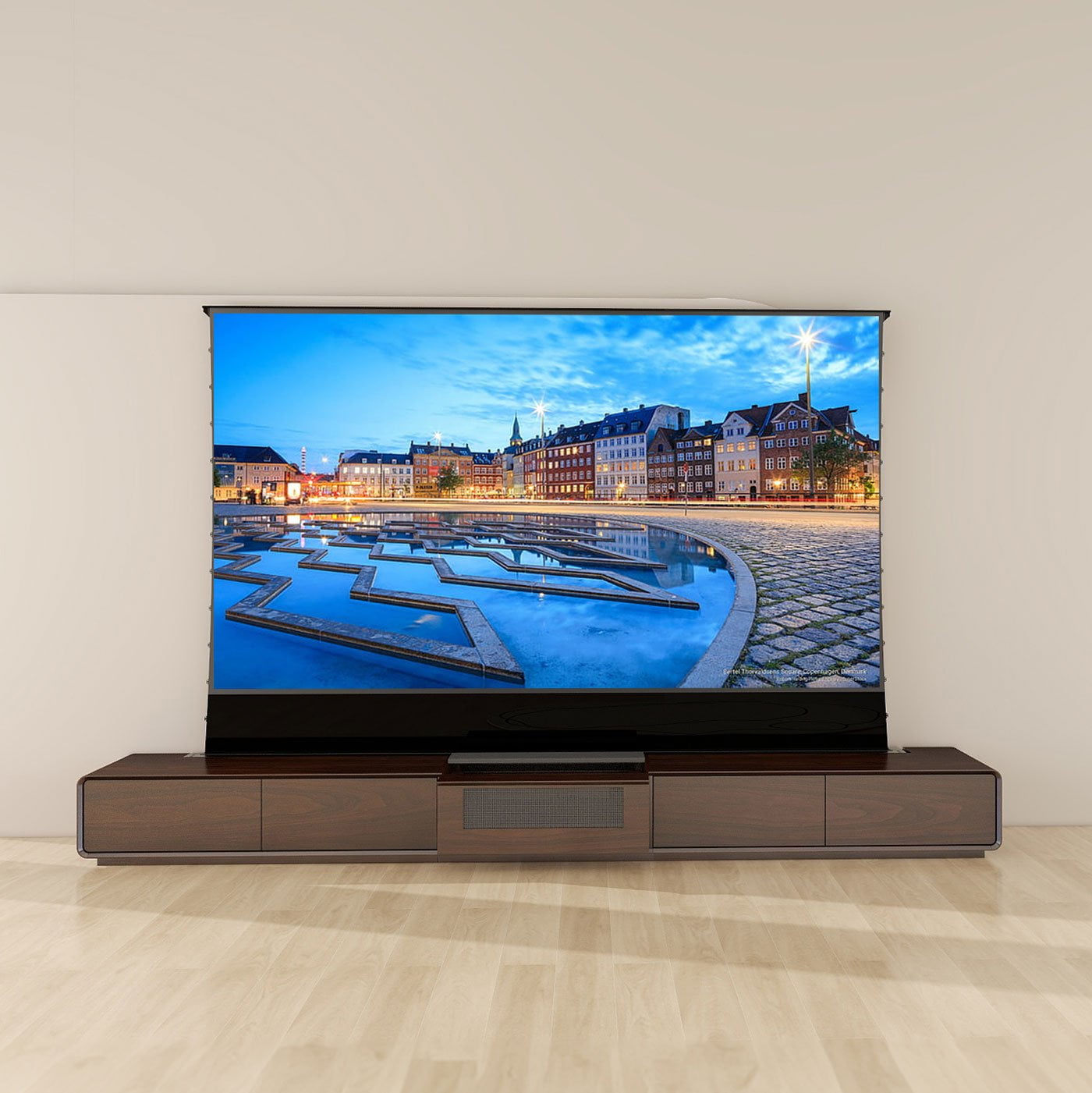 VIVIDSTORM Motorised Laser TV Cabinet Copenhagen