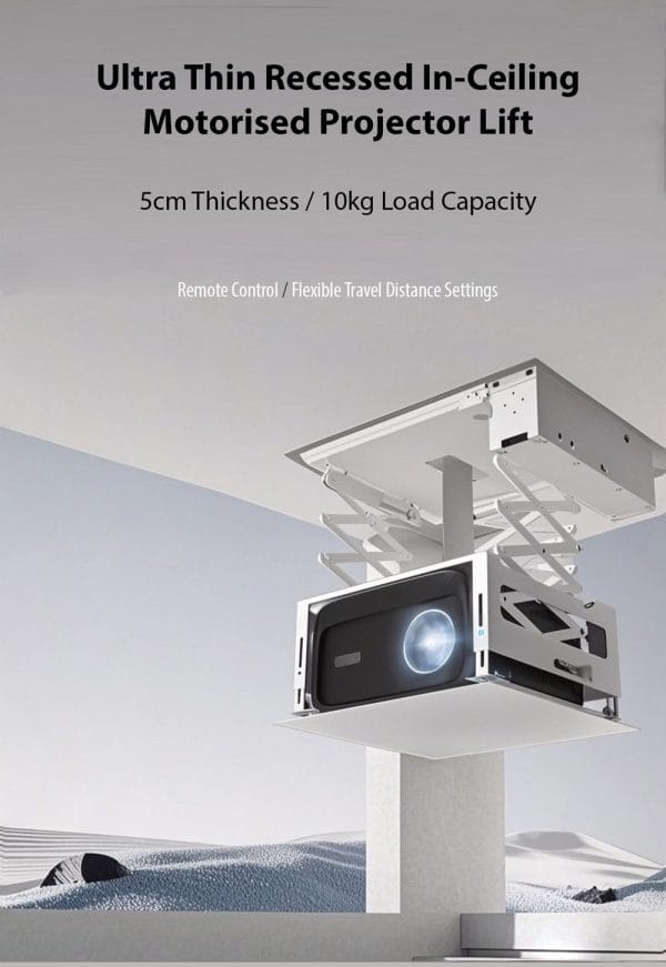 Ultra Thin Recessed In-Ceiling Motorised Projector Lift - VIVIDSTORM ...