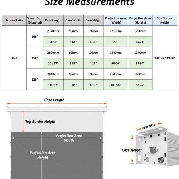 Luxe Vision PixelPro Motorised Fresnel ALR Drop-Down Screen for Long-Throw Triple-Laser Projectors - Image 5