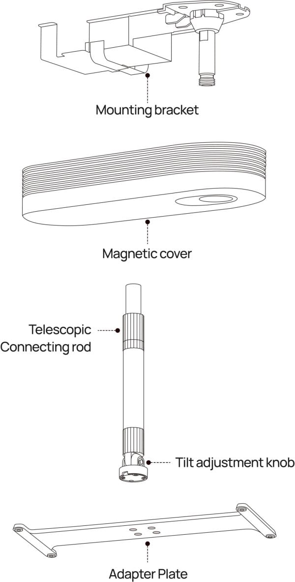 XGIMI Ceiling Mount Interface B - parts and components